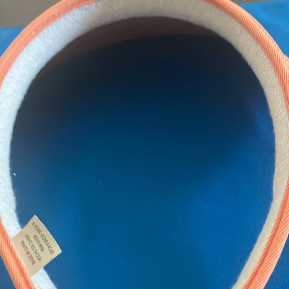 FINAL MARKDOWN Peach Visor Hat